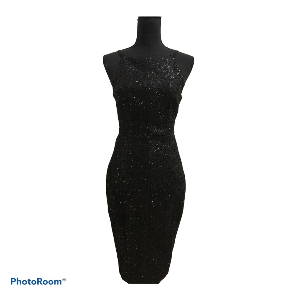 H&M Black full length formal dress